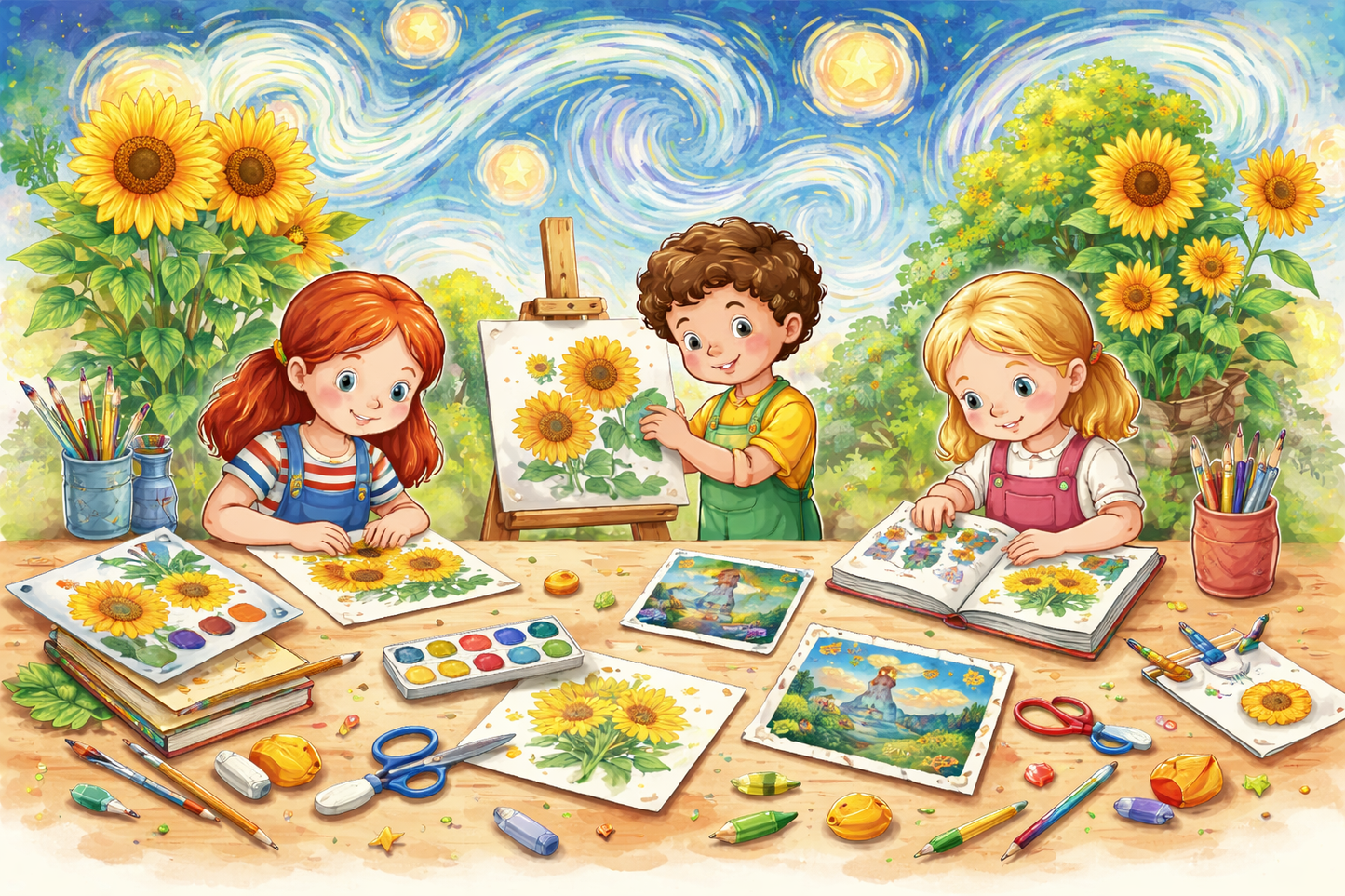 La tavolozza di Vincent – laboratorio creativo su Van Gogh