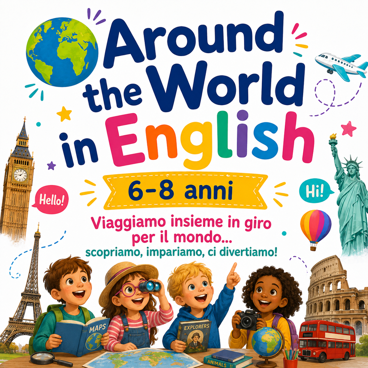 Around the World in English - 6-8 anni