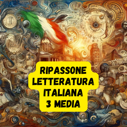 Ripassone Letteratura Italiana 3 Media