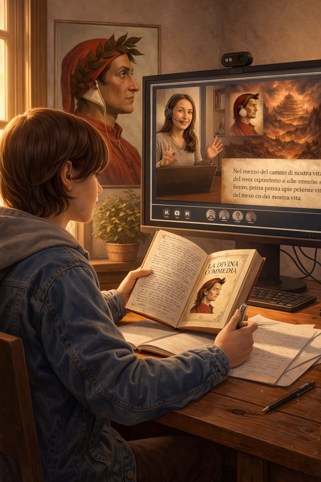 La Divina Commedia – Corso introduttivo per il biennio. Età 14-15 anni.