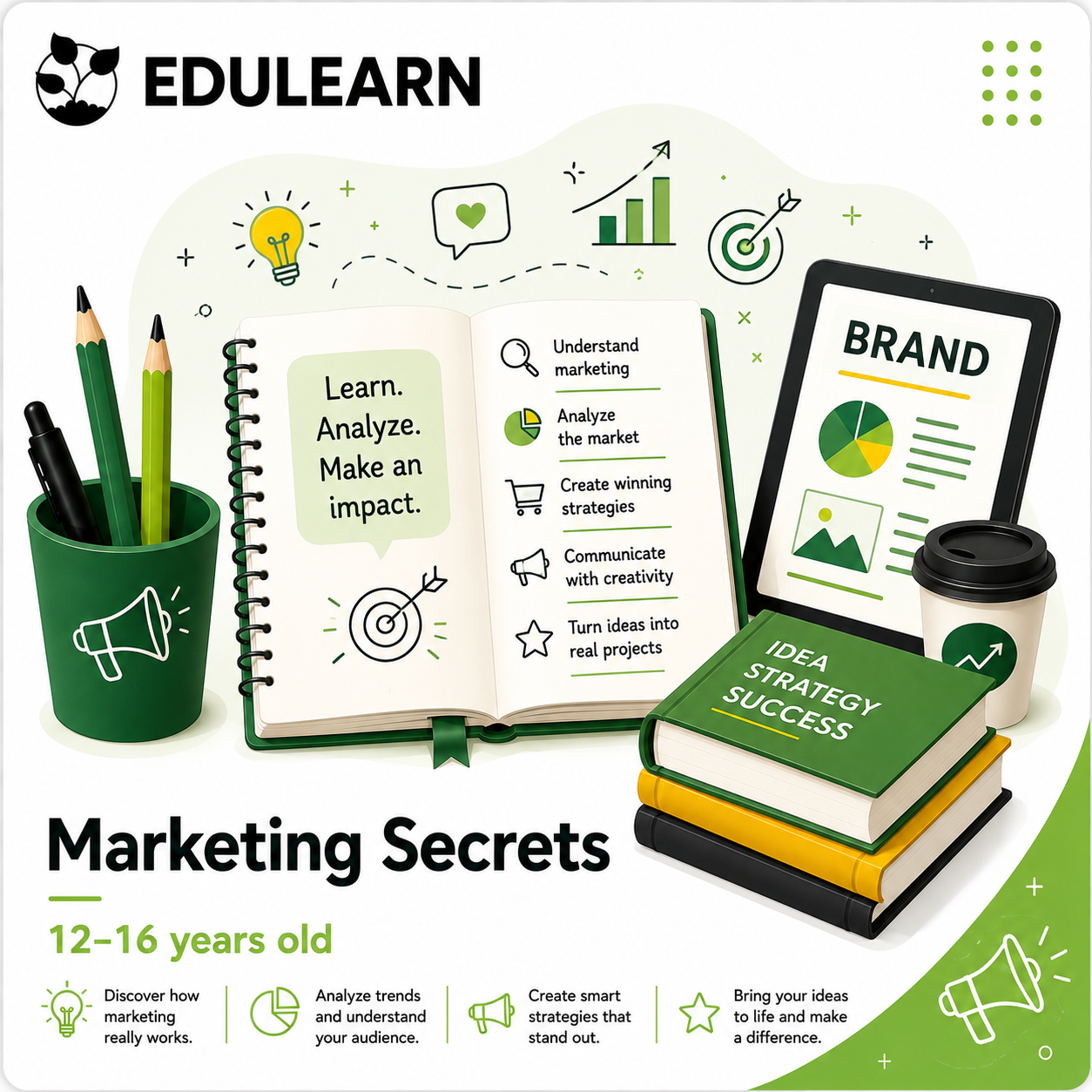 Marketing Secrets - 12–16 anni