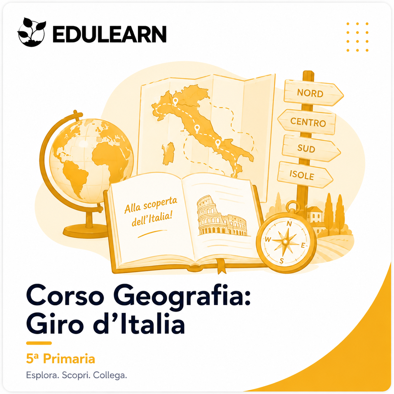 Geografia: Giro d'Italia - 5ª Primaria
