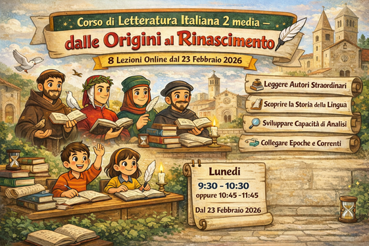 Corso di Letteratura Italiana 2 media – dalle Origini al Rinascimento