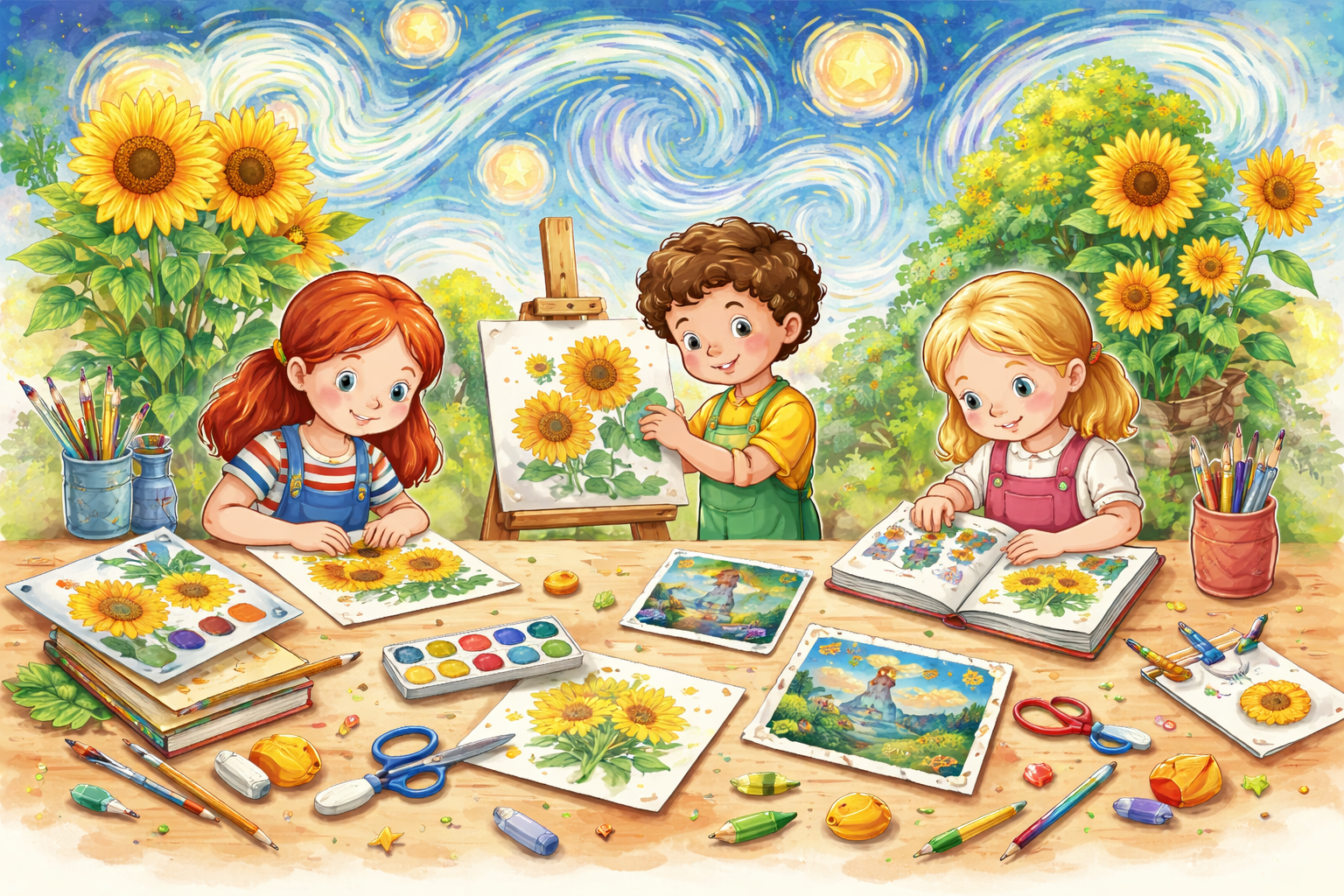 La tavolozza di Vincent – laboratorio creativo su Van Gogh