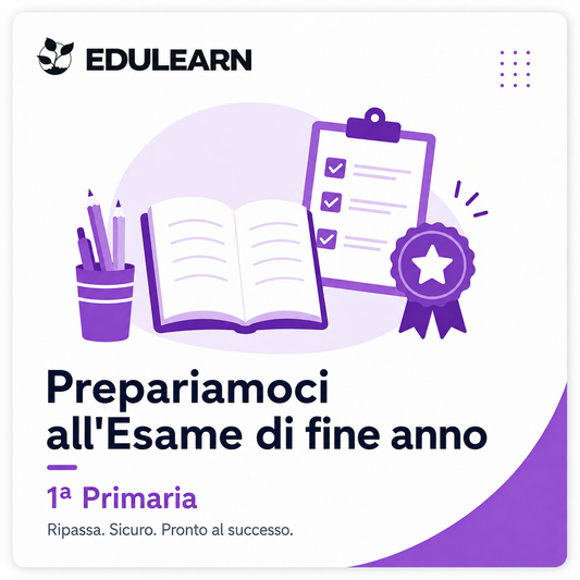 Prepariamoci all'Esame di fine anno – 1ª Primaria
