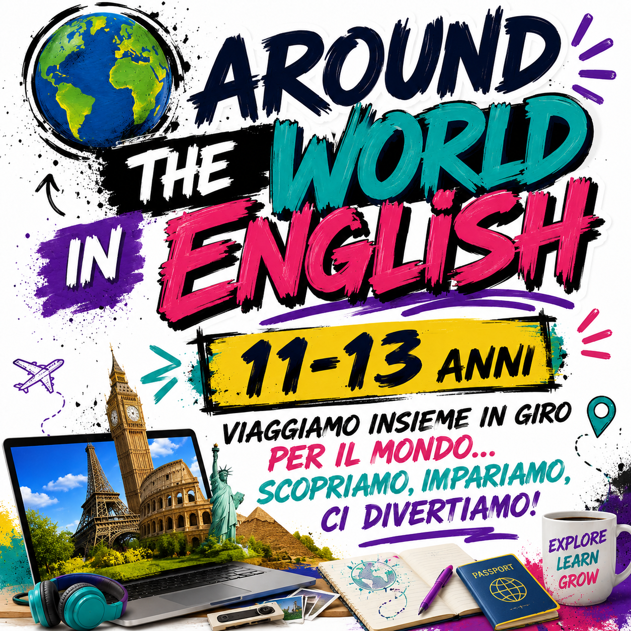 Around the World in English - 11-13 anni