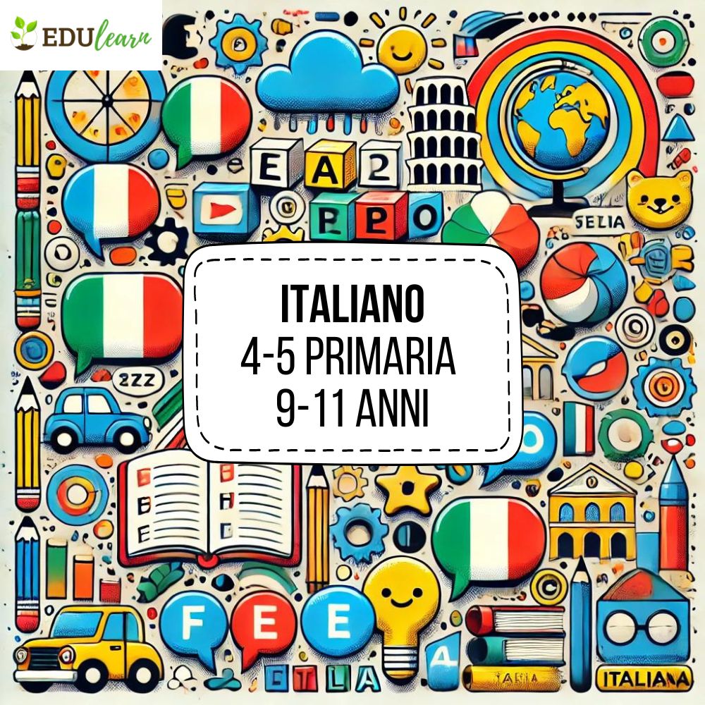 Corso Italiano classe 4-5 Primaria (9-11 anni)