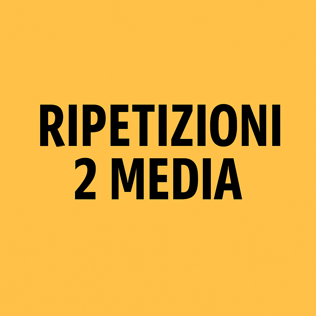 Ripetizioni 2 Media