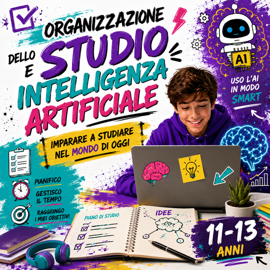 Organizzazione dello Studio e Intelligenza Artificiale - 11-13 anni