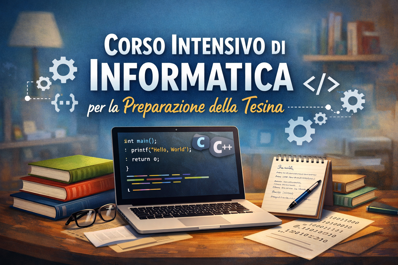 Corso Intensivo di Informatica per la Preparazione della Tesina. 13-17 anni