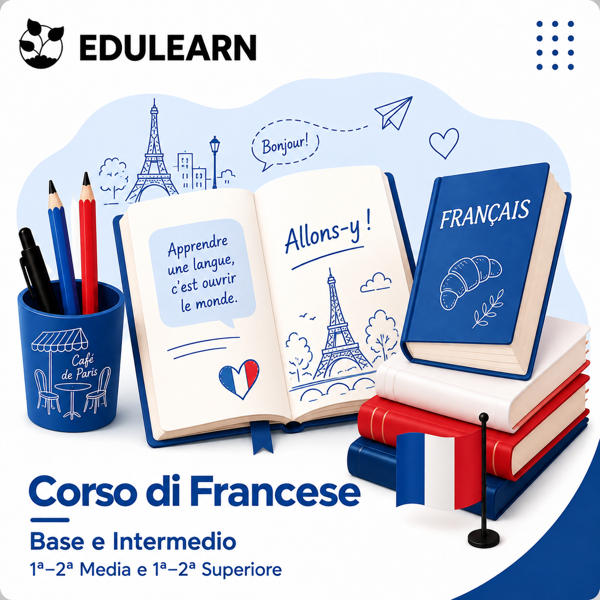 Corso di Francese Base e Intermedio - 1ª–2ª Media e 1ª–2ª Superiore