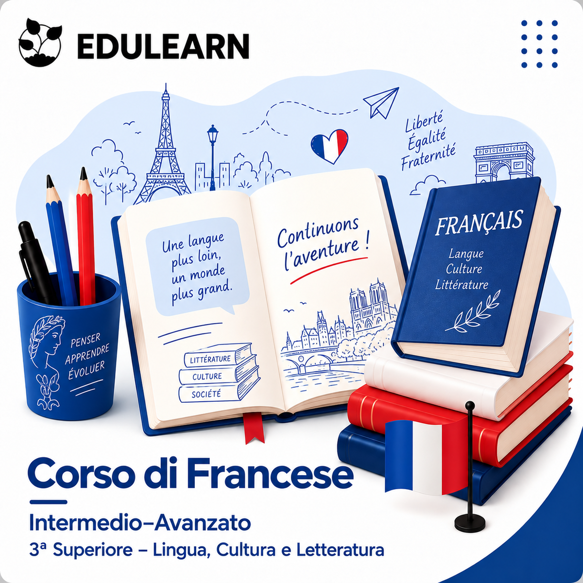 Corso di Francese Intermedio–Avanzato – 3ª Superiore - Lingua, Cultura e Letteratura