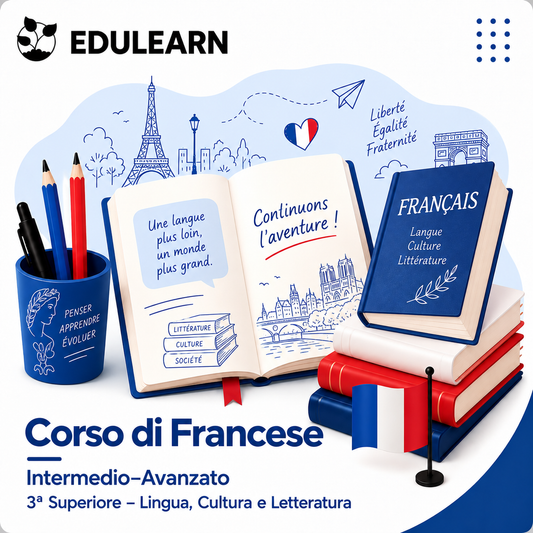 Corso di Francese Intermedio–Avanzato – 3ª Superiore - Lingua, Cultura e Letteratura