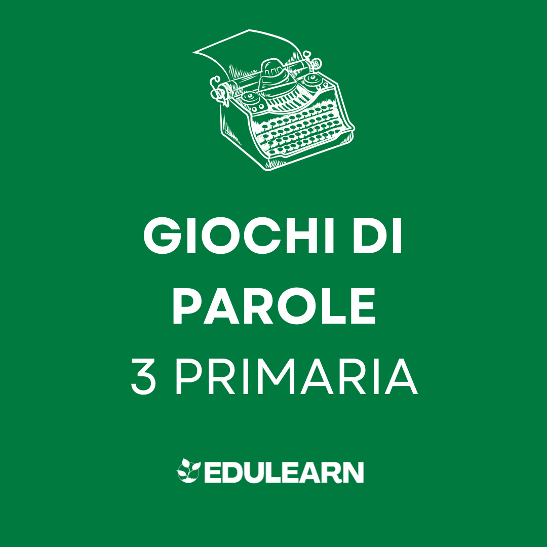 Corso Giochi di parole - italiano - 3 Primaria