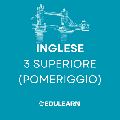 Corso Inglese 3 Superiore - Pomeridiano