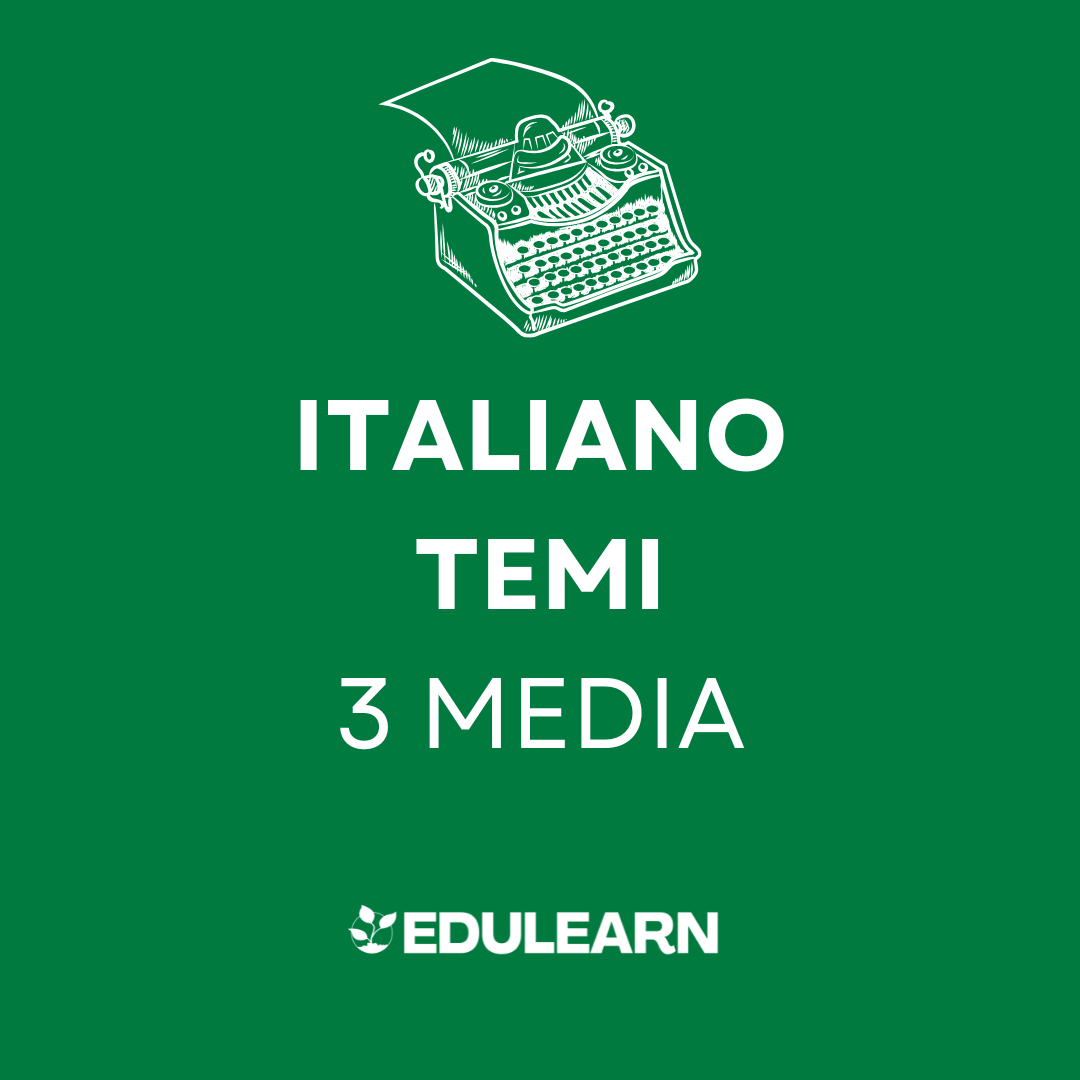 Corso Italiano - Temi - 3 Media