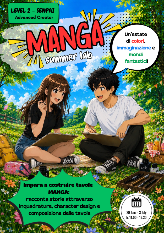 Corso Manga Summer Lab Livello 2 - SENPAI Advanced Creator