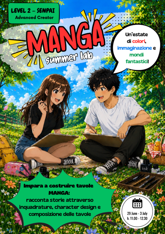 Corso Manga Summer Lab Livello 2 - SENPAI Advanced Creator