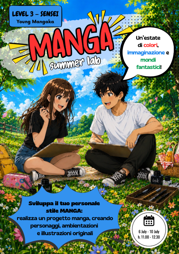 Corso Manga Summer Lab Livello 3 — SENSEI Young Mangaka