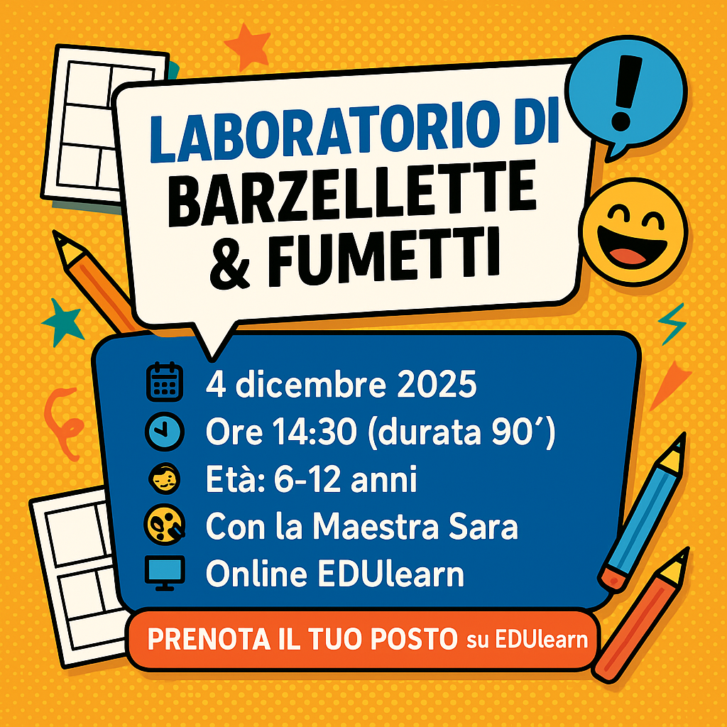 Laboratorio di barzellette e fumetto (6-12 anni)