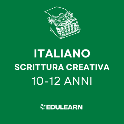 Corso Italiano Scrittura Creativa 10-12 anni