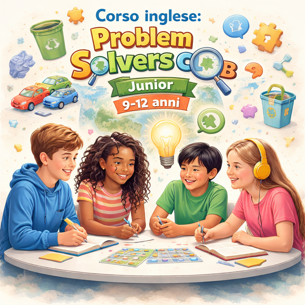 Corso inglese: Problem Solvers Club – Junior. 9-12 anni.