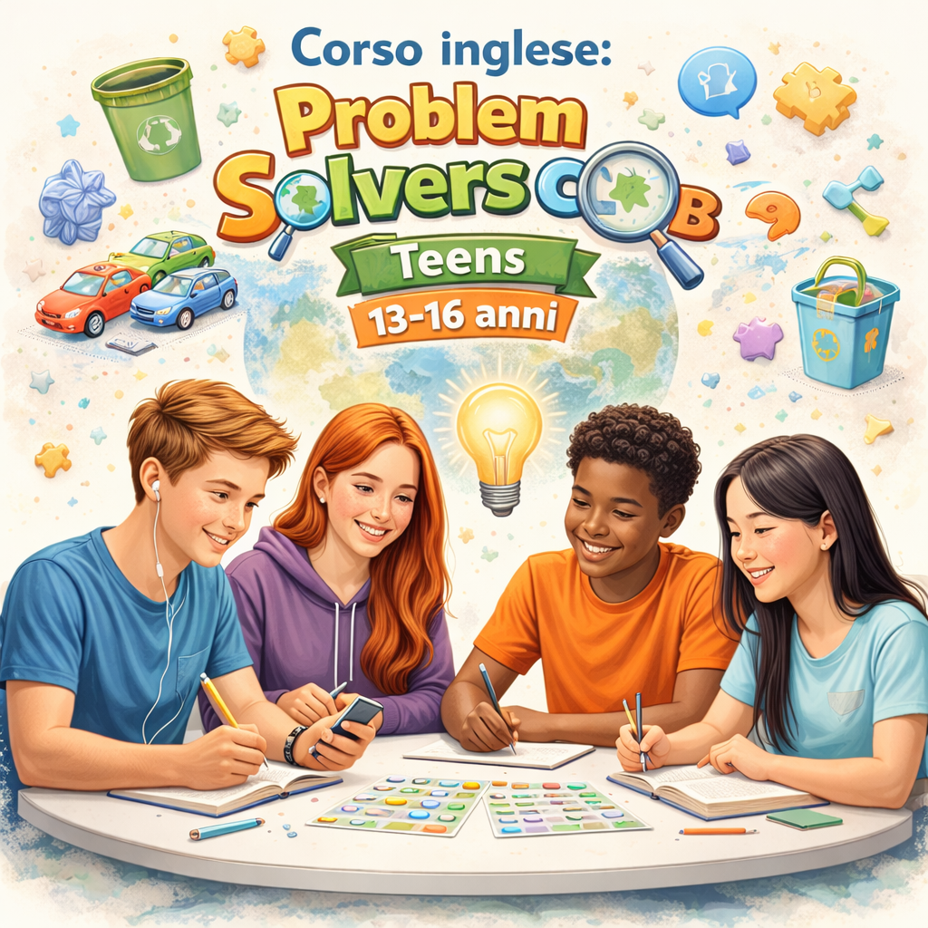 Corso inglese: Problem Solvers Club – Teens - 13-16 anni