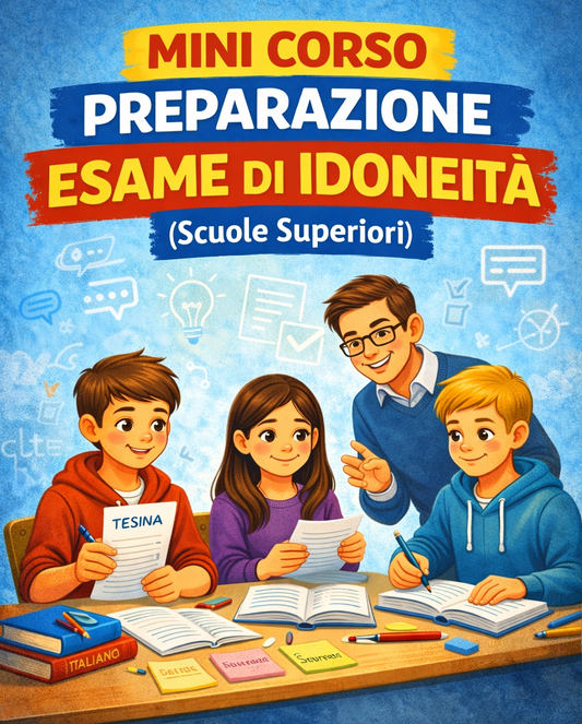 Esami Senza Paura - Mini Corso – Preparazione Esame di Idoneità (Scuole Superiori).