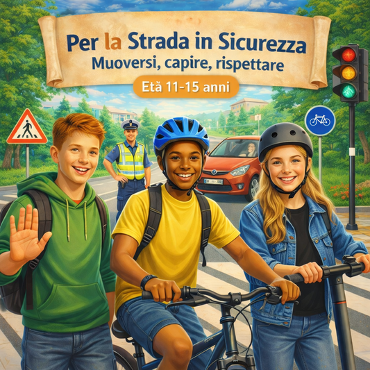 Corso: Per la Strada in Sicurezza Muoversi, capire, rispettare Età 11–15 anni